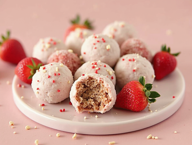 Strawberry Yogurt Bites: 3-Ingredient No-Bake Recipe