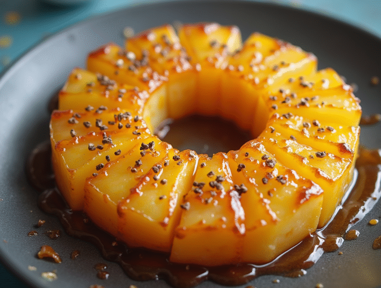 Easy Air Fryer Caramelized Pineapple Recipe