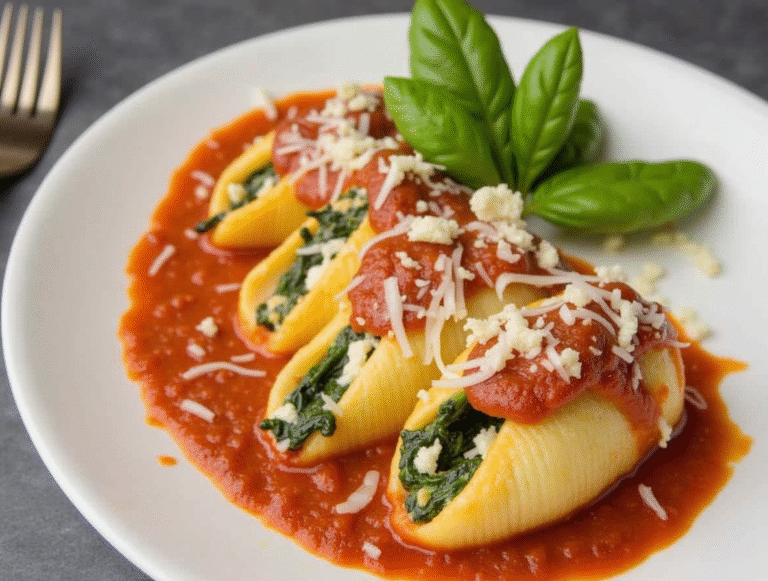 Restaurant-Worthy Stuffed Pasta Shells Recipe (Ready in 30 Minutes)