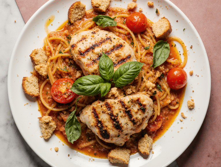 The Secret to Perfect Bruschetta Chicken Pasta (Better Than Restaurants)