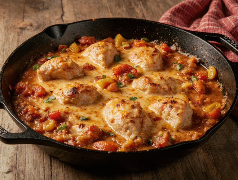 The Only Fajita Chicken Casserole Recipe You’ll Ever Need (30-Minute Dinner)