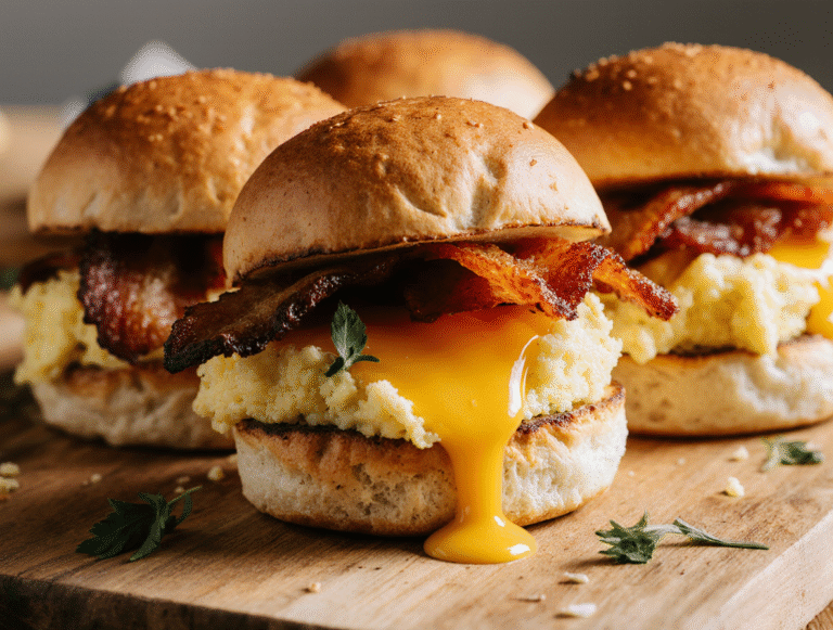 The Secret Behind Perfect Bacon Egg and Cheese Sliders (15-Minute Recipe)