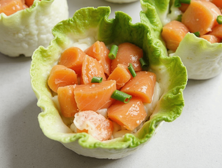 Easy Baked Salmon Sushi Cups Recipe (Viral)