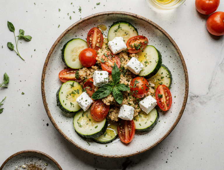 The Secret to Perfect Cucumber Tomato Feta Salad (Chef-Approved Recipe)