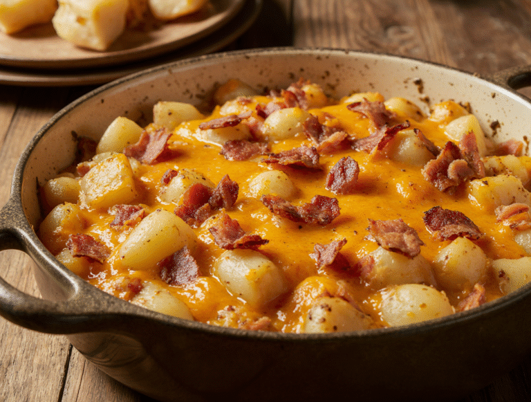 The Secret to Perfect Ham and Bacon Cheesy Potatoes (Family Favorite Recipe)