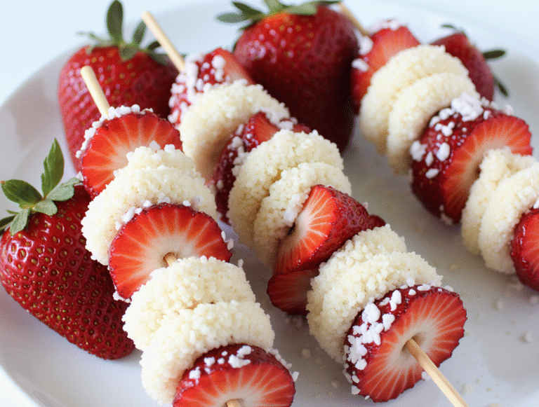 How to Make Perfect Strawberry Shortcake Skewers in 15 Minutes