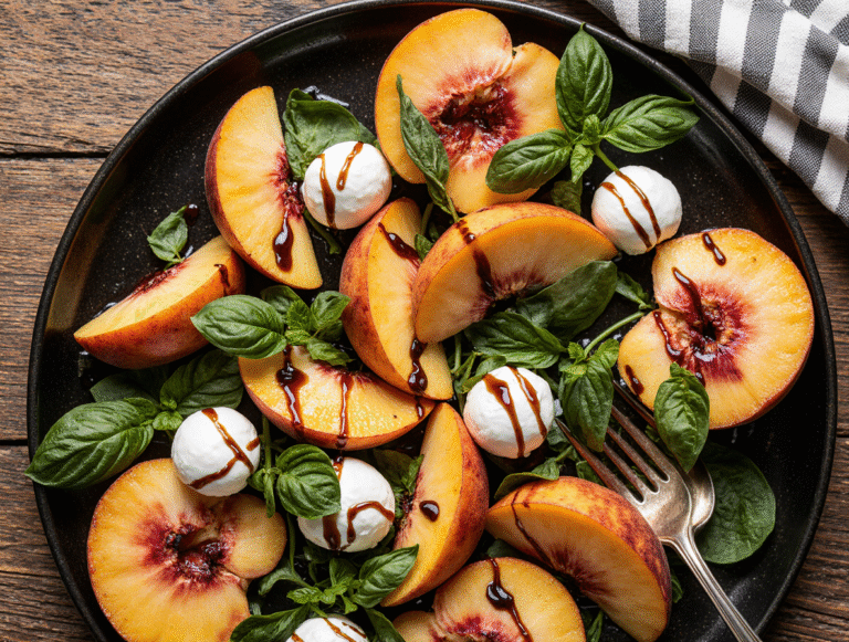 The Secret to Perfect Peach Caprese Salad: A Summer Guide